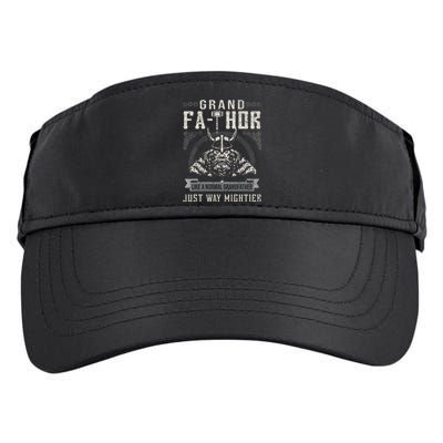 Fathor GrandFathor Celtic Knots Viking Father's Day Grandpa Adult Drive Performance Visor