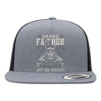 Fathor GrandFathor Celtic Knots Viking Father's Day Grandpa Flat Bill Trucker Hat