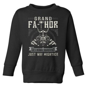 Fathor GrandFathor Celtic Knots Viking Father's Day Grandpa Toddler Sweatshirt