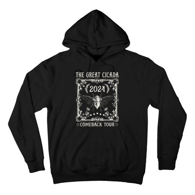 Funny Great Cicada Comeback 2024 Insect Invasion Hoodie