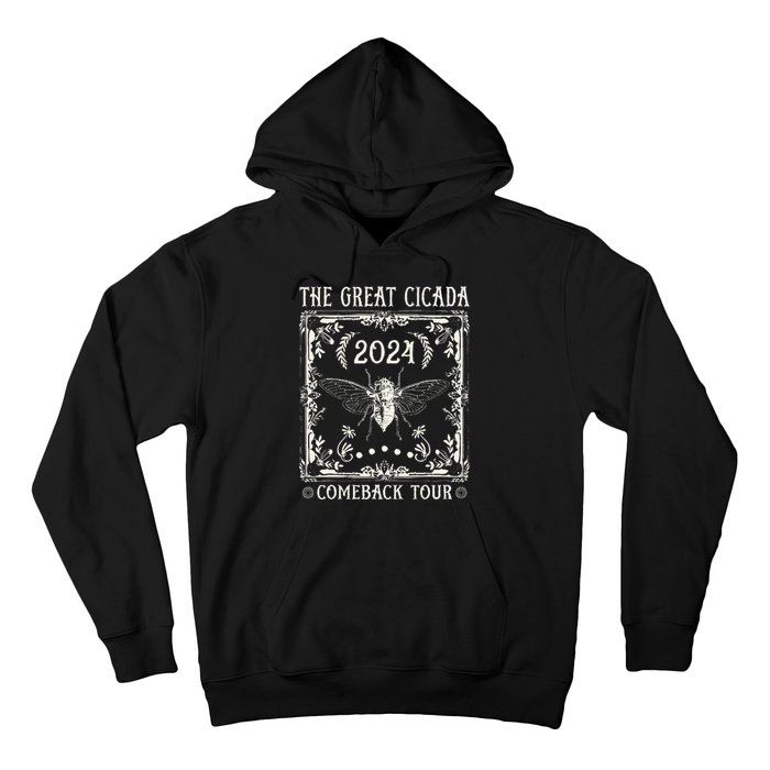 Funny Great Cicada Comeback 2024 Insect Invasion Hoodie