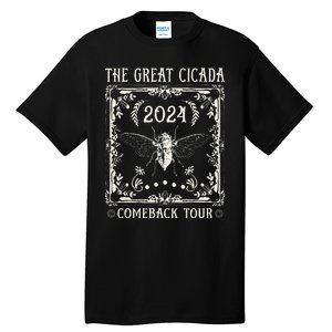 Funny Great Cicada Comeback 2024 Insect Invasion Tall T-Shirt