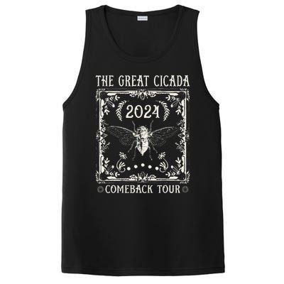 Funny Great Cicada Comeback 2024 Insect Invasion PosiCharge Competitor Tank