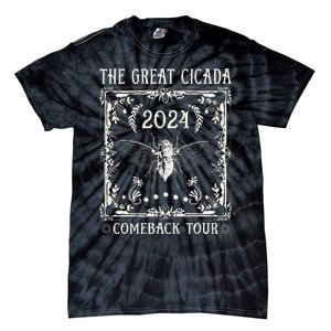 Funny Great Cicada Comeback 2024 Insect Invasion Tie-Dye T-Shirt