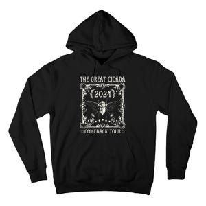 Funny Great Cicada Comeback 2024 Insect Invasion Tall Hoodie