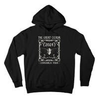 Funny Great Cicada Comeback 2024 Insect Invasion Tall Hoodie