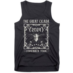 Funny Great Cicada Comeback 2024 Insect Invasion Tank Top