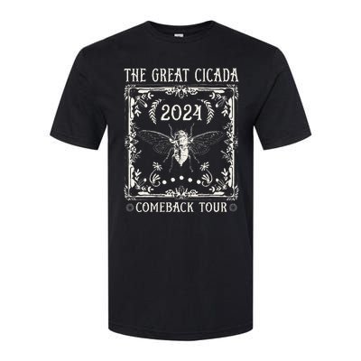 Funny Great Cicada Comeback 2024 Insect Invasion Softstyle® CVC T-Shirt