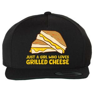 Funny Grilled Cheese Just A Girl Who Loves Grilled Cheese Wool Snapback Cap