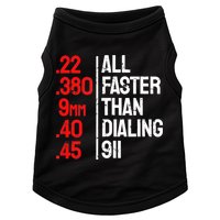 Funny Gun Caliber All Faster Than Dialing 911 Guns Doggie Tank