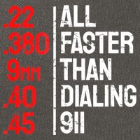 Funny Gun Caliber All Faster Than Dialing 911 Guns Cotton Canvas Backpack