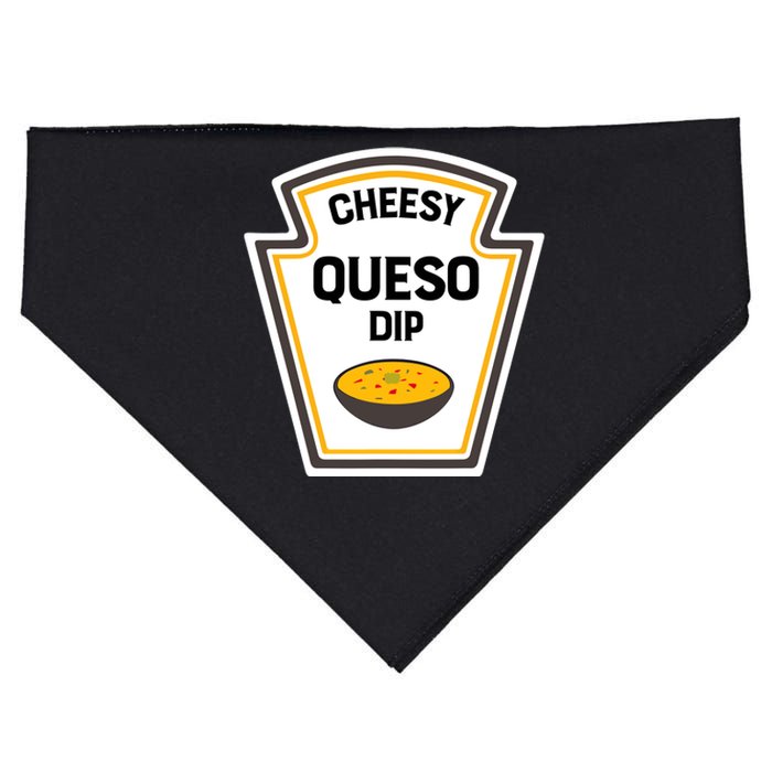 Funny Group Condiments Halloween Costume Cheesy Queso Dip USA-Made Doggie Bandana