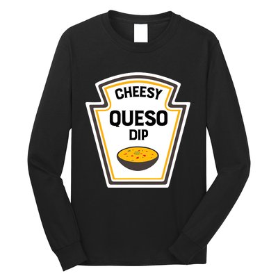 Funny Group Condiments Halloween Costume Cheesy Queso Dip Long Sleeve Shirt