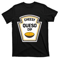 Funny Group Condiments Halloween Costume Cheesy Queso Dip T-Shirt