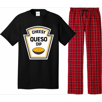 Funny Group Condiments Halloween Costume Cheesy Queso Dip Pajama Set