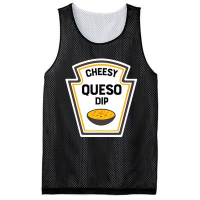 Funny Group Condiments Halloween Costume Cheesy Queso Dip Mesh Reversible Basketball Jersey Tank