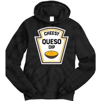 Funny Group Condiments Halloween Costume Cheesy Queso Dip Tie Dye Hoodie