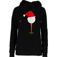 Funny Golfing Christmas Tee Holiday Golf Ball TShirt Womens Funnel Neck Pullover Hood