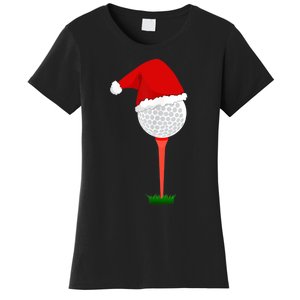 Funny Golfing Christmas Tee Holiday Golf Ball TShirt Women's T-Shirt