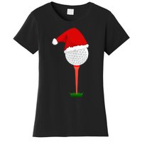 Funny Golfing Christmas Tee Holiday Golf Ball TShirt Women's T-Shirt