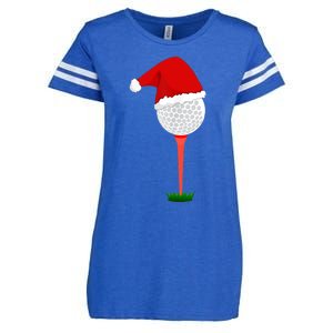 Funny Golfing Christmas Tee Holiday Golf Ball TShirt Enza Ladies Jersey Football T-Shirt