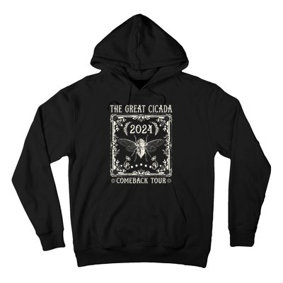 Funny Great Cicada Comeback 2024 Insect Invasion Hoodie