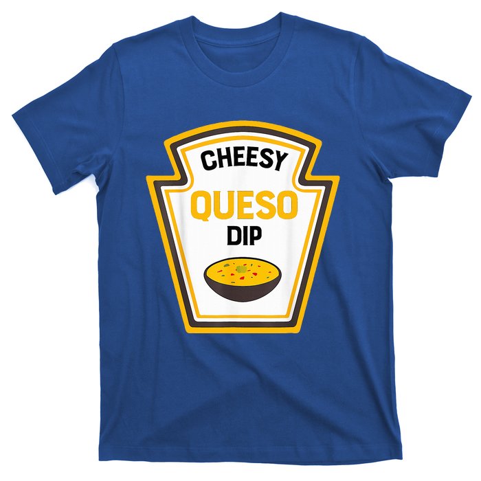 Funny Group Condiments Halloween Costume Cheesy Queso Dip T-Shirt