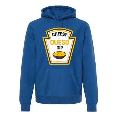 Funny Group Condiments Halloween Costume Cheesy Queso Dip Premium Hoodie