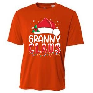 Funny Granny Claus Christmas Great Gift Xmas Pajamas Santa Gift Cooling Performance Crew T-Shirt