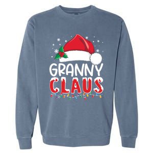 Funny Granny Claus Christmas Great Gift Xmas Pajamas Santa Gift Garment-Dyed Sweatshirt