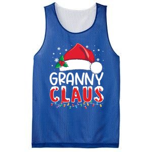 Funny Granny Claus Christmas Great Gift Xmas Pajamas Santa Gift Mesh Reversible Basketball Jersey Tank