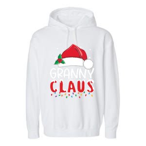 Funny Granny Claus Christmas Great Gift Xmas Pajamas Santa Gift Garment-Dyed Fleece Hoodie