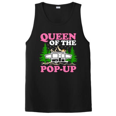 Funny Gift Camping Queen Of The Pop Up Camper Gift PosiCharge Competitor Tank