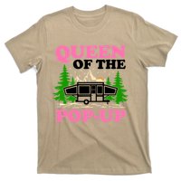 Funny Gift Camping Queen Of The Pop Up Camper Gift T-Shirt