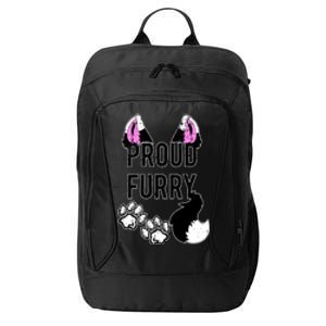 Furry Gift Cool Gift Proud Furry Tail And Ears Sweater Gift City Backpack