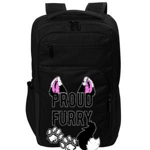 Furry Gift Cool Gift Proud Furry Tail And Ears Sweater Gift Impact Tech Backpack