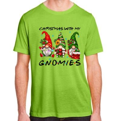 Funny Gnome Christmas Friend Gift Christmas With My Gnomies Great Gift Adult ChromaSoft Performance T-Shirt