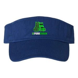 Funny Green Cats Lepurrchaun Love St Patrick's Lucky Kitties Gift Valucap Bio-Washed Visor