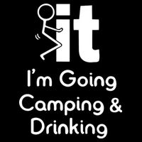 Funny Going Camping And Drinking Gift Womens Tank Top