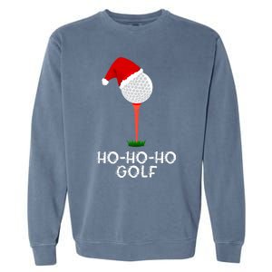 Funny Golfing Christmas Shirt Holiday Golf Ball Garment-Dyed Sweatshirt