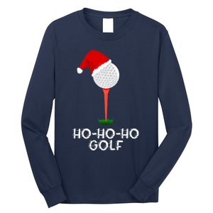 Funny Golfing Christmas Shirt Holiday Golf Ball Long Sleeve Shirt