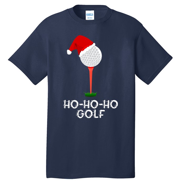 Funny Golfing Christmas Shirt Holiday Golf Ball Tall T-Shirt