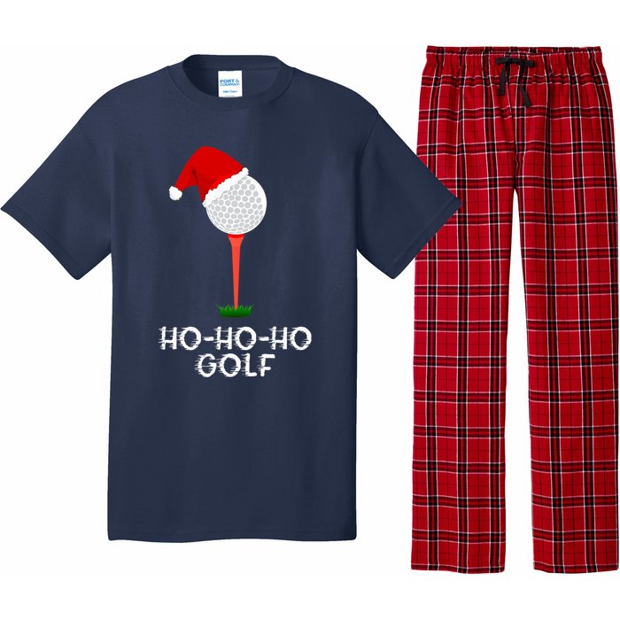 Funny Golfing Christmas Shirt Holiday Golf Ball Pajama Set