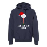 Funny Golfing Christmas Shirt Holiday Golf Ball Premium Hoodie