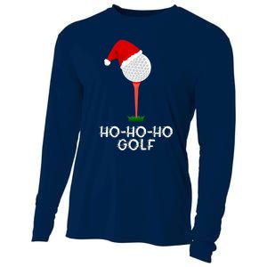 Funny Golfing Christmas Shirt Holiday Golf Ball Cooling Performance Long Sleeve Crew