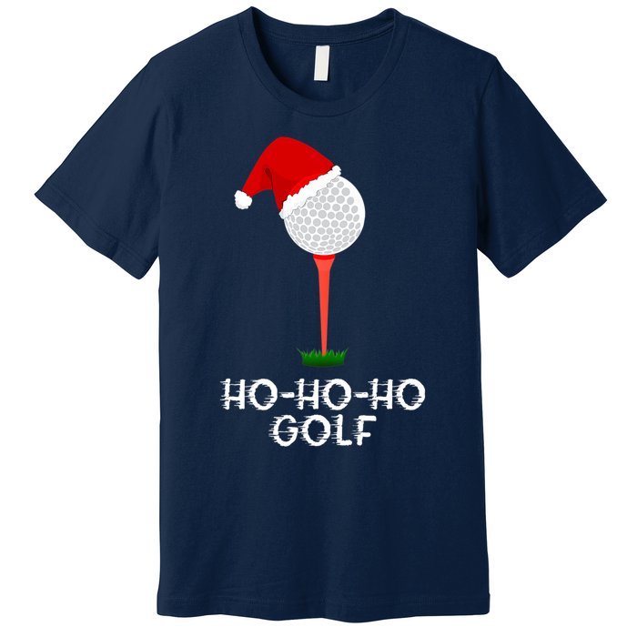 Funny Golfing Christmas Shirt Holiday Golf Ball Premium T-Shirt