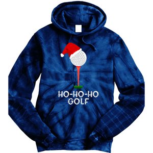 Funny Golfing Christmas Shirt Holiday Golf Ball Tie Dye Hoodie