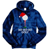 Funny Golfing Christmas Shirt Holiday Golf Ball Tie Dye Hoodie