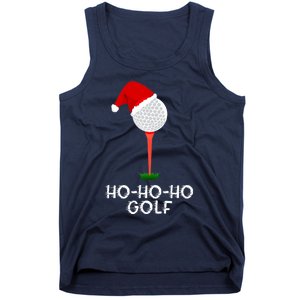 Funny Golfing Christmas Shirt Holiday Golf Ball Tank Top