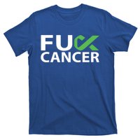 Fuck Gallbladder Cancer F U Fu Green Ribbon Cancer Awareness Gift T-Shirt